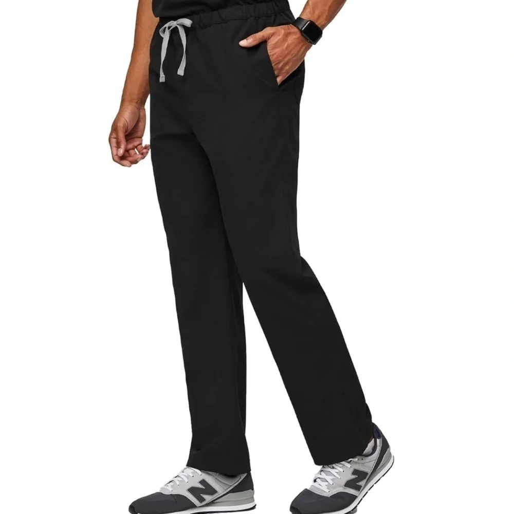 NWT FIGS Pisco Basic Scrub Pants For Men in Black